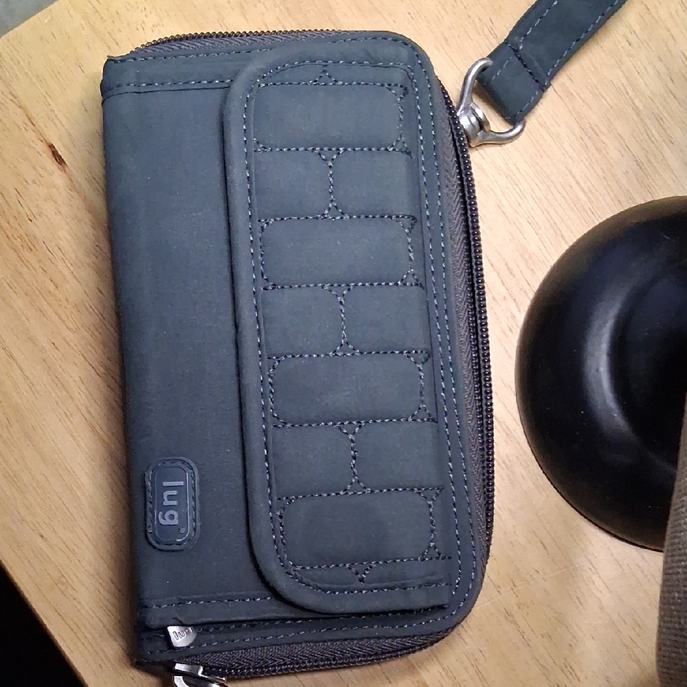 Lug Charcoal Phone Case Wallet